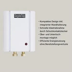 Thermoflow D-Erhitzer+Armatur