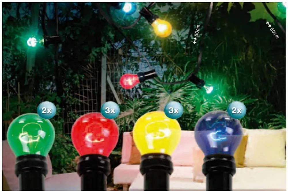 Lichterkette Kusto IP44 L4,7m