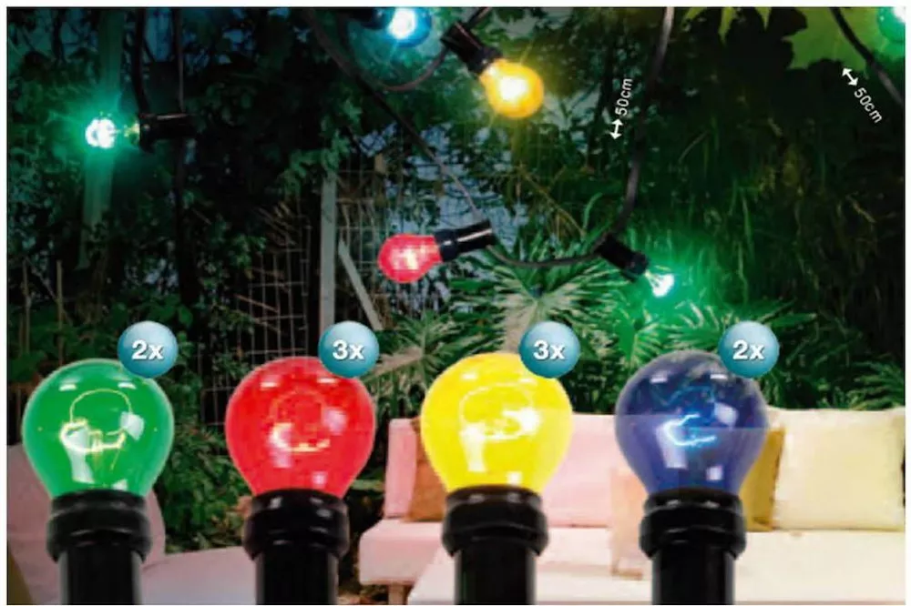 Lichterkette Kusto IP44 L4,7m