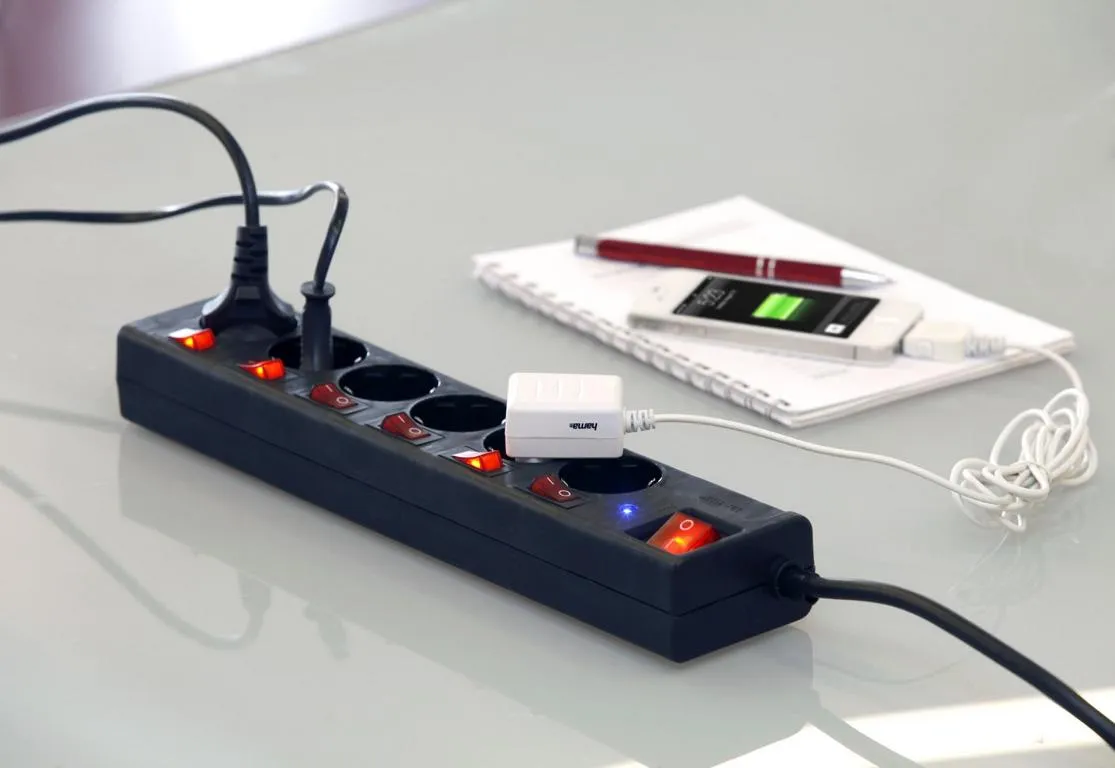 Steckdosenleiste 6-fach,