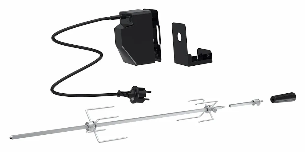 Grillspiess-Set Netzbetrieb