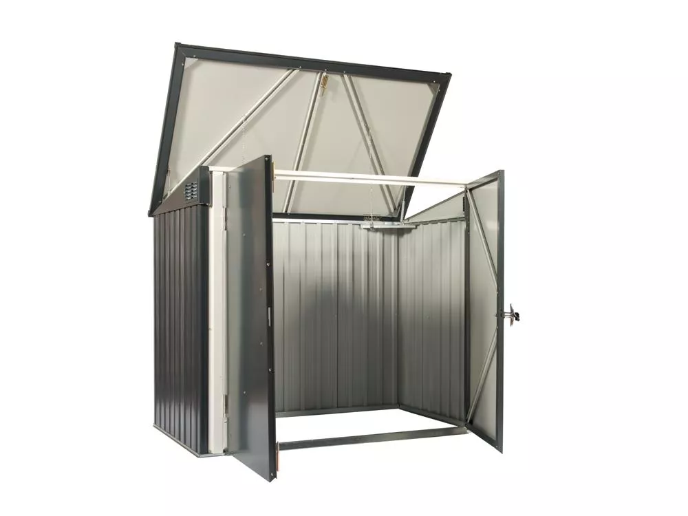 M&uuml;lltonnenbox anthrazit