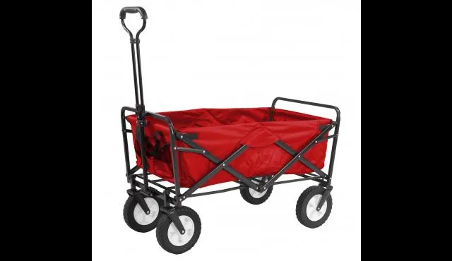 Bollerwagen faltbar rot