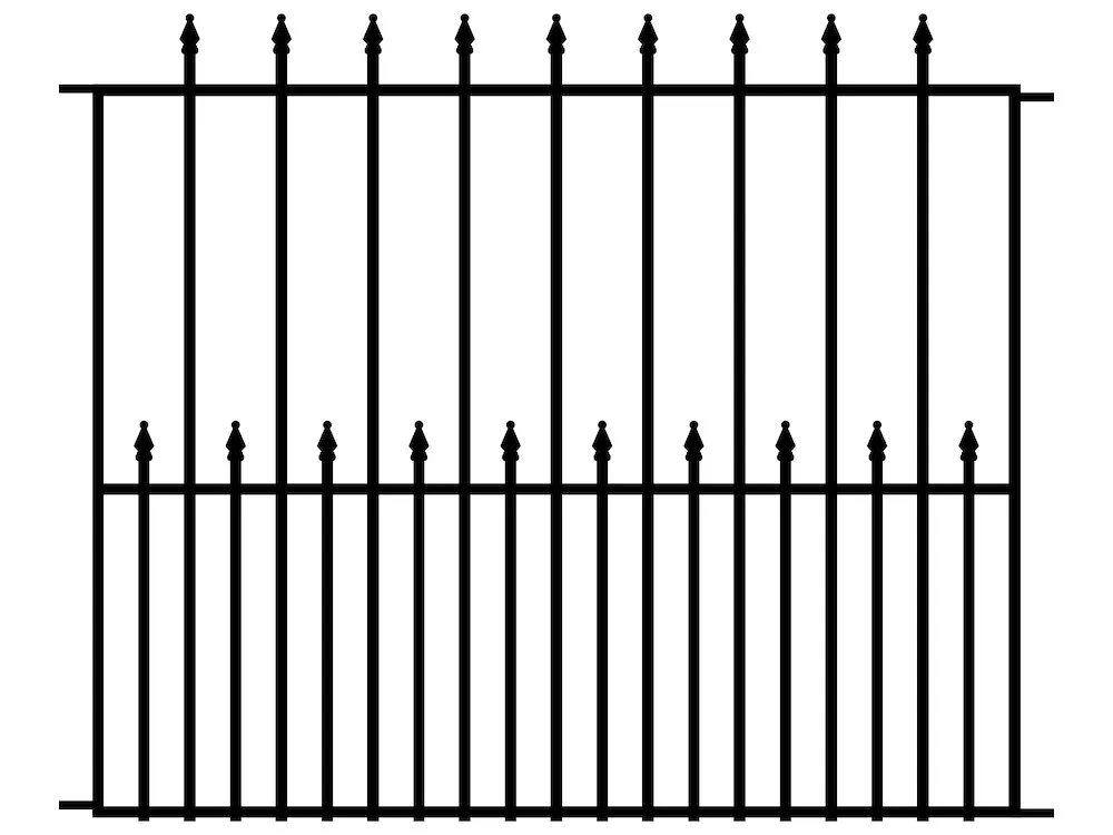 Dekor Zaunmatte Chaussee