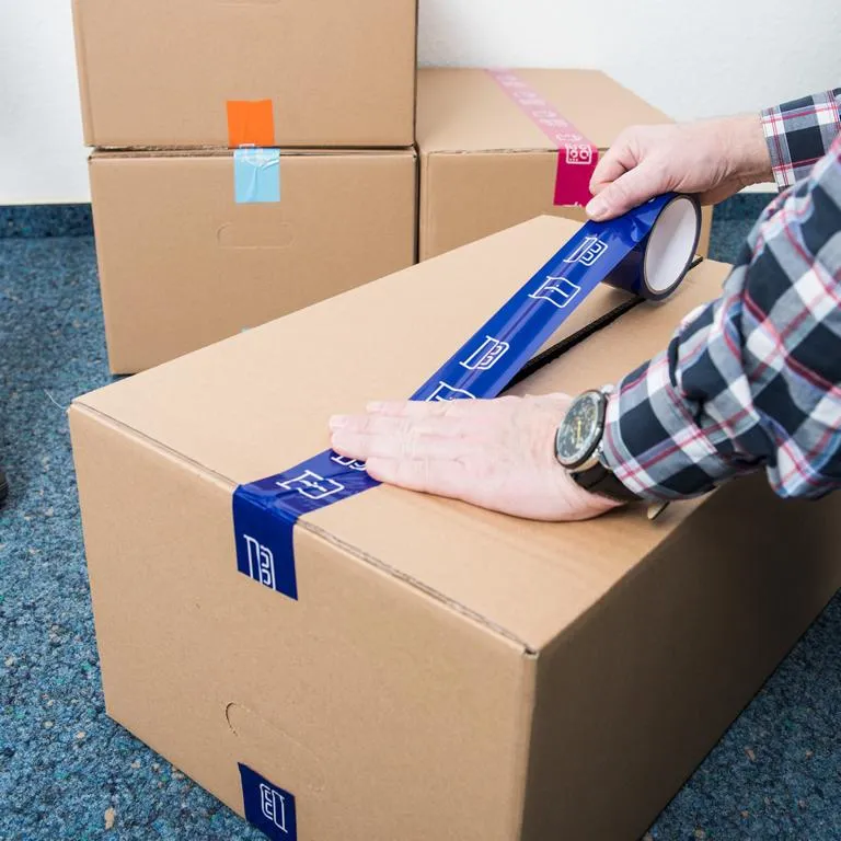 Umzugsklebeband - Schlafzimmer