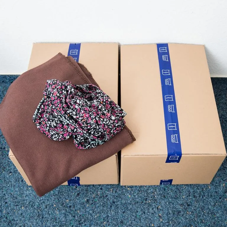 Umzugsklebeband - Schlafzimmer