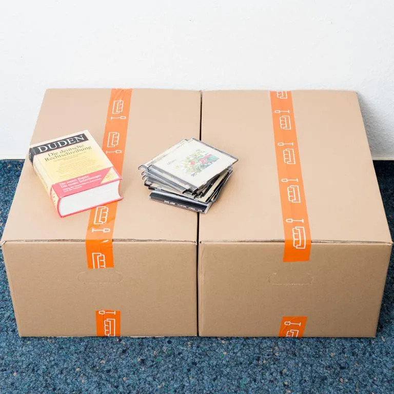 Umzugsklebeband - Wohnzimmer