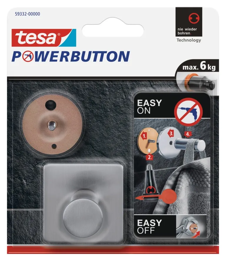 tesa Powerbutton&reg; Haken