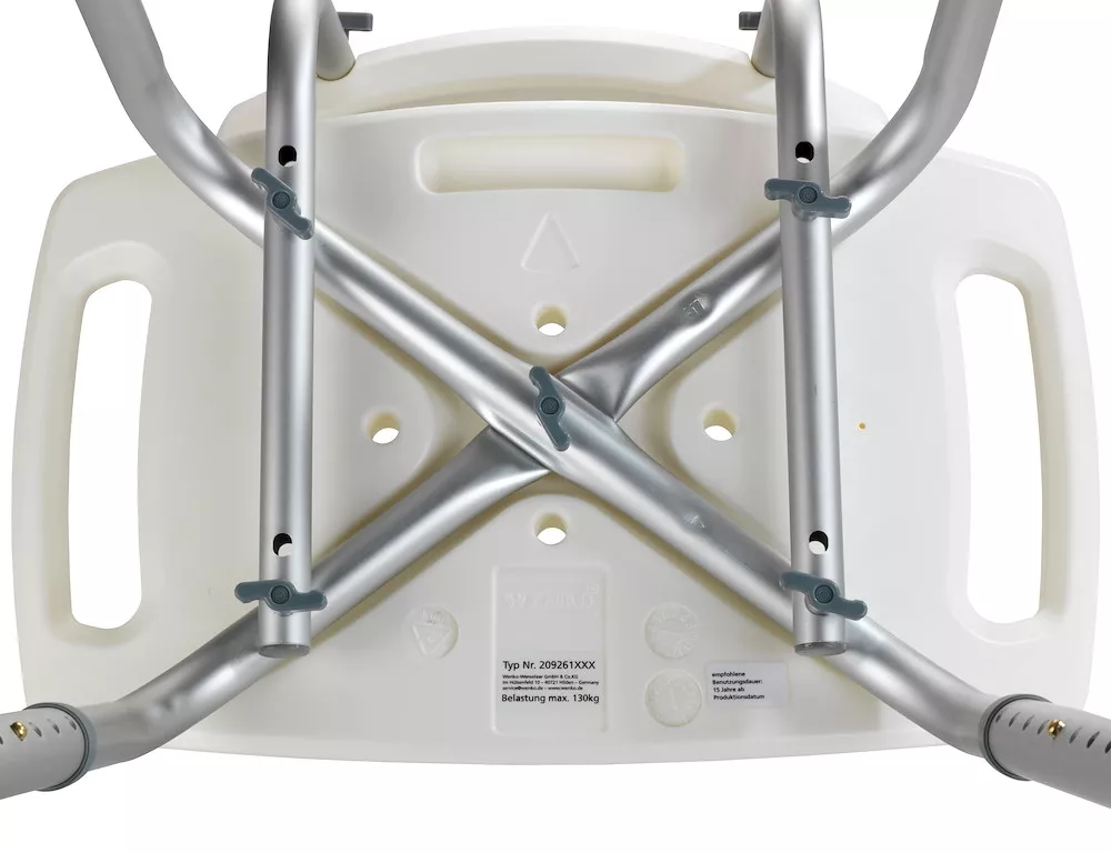 Badhocker mit R&uuml;ckenlehne