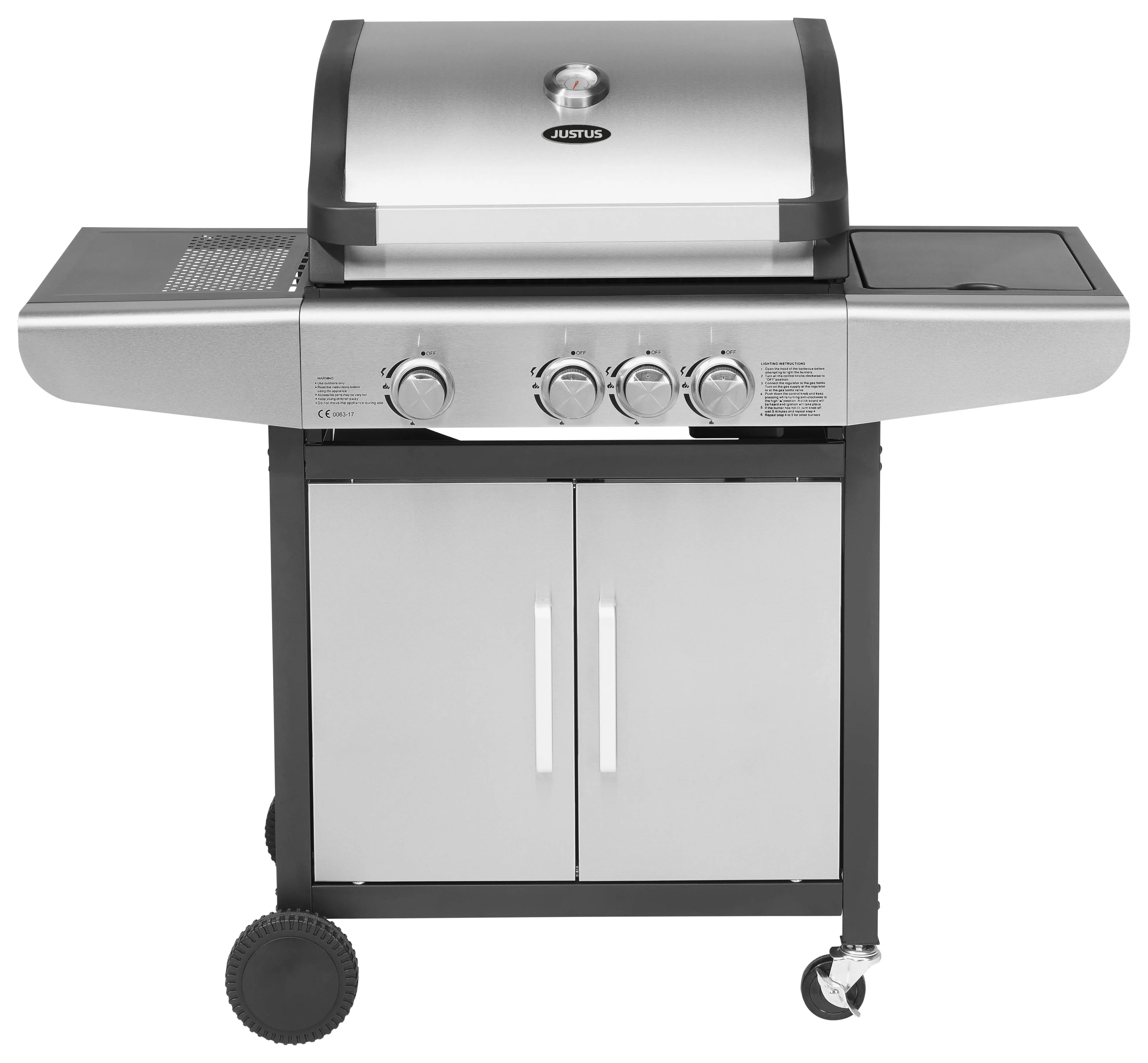 Ares 3 SU Gasgrill, 3 Brenner