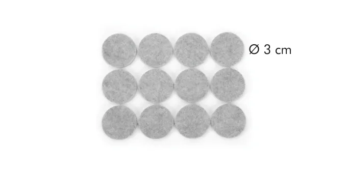 Selbstkleb. Filzgleiter &Oslash; 30mm