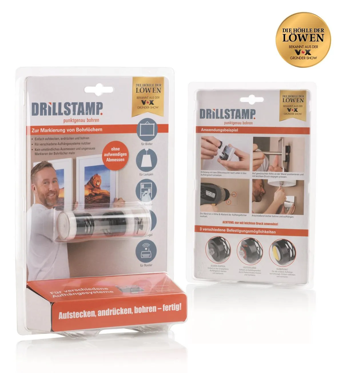 Drillstamp Bohrhilfe Easy, schwarz