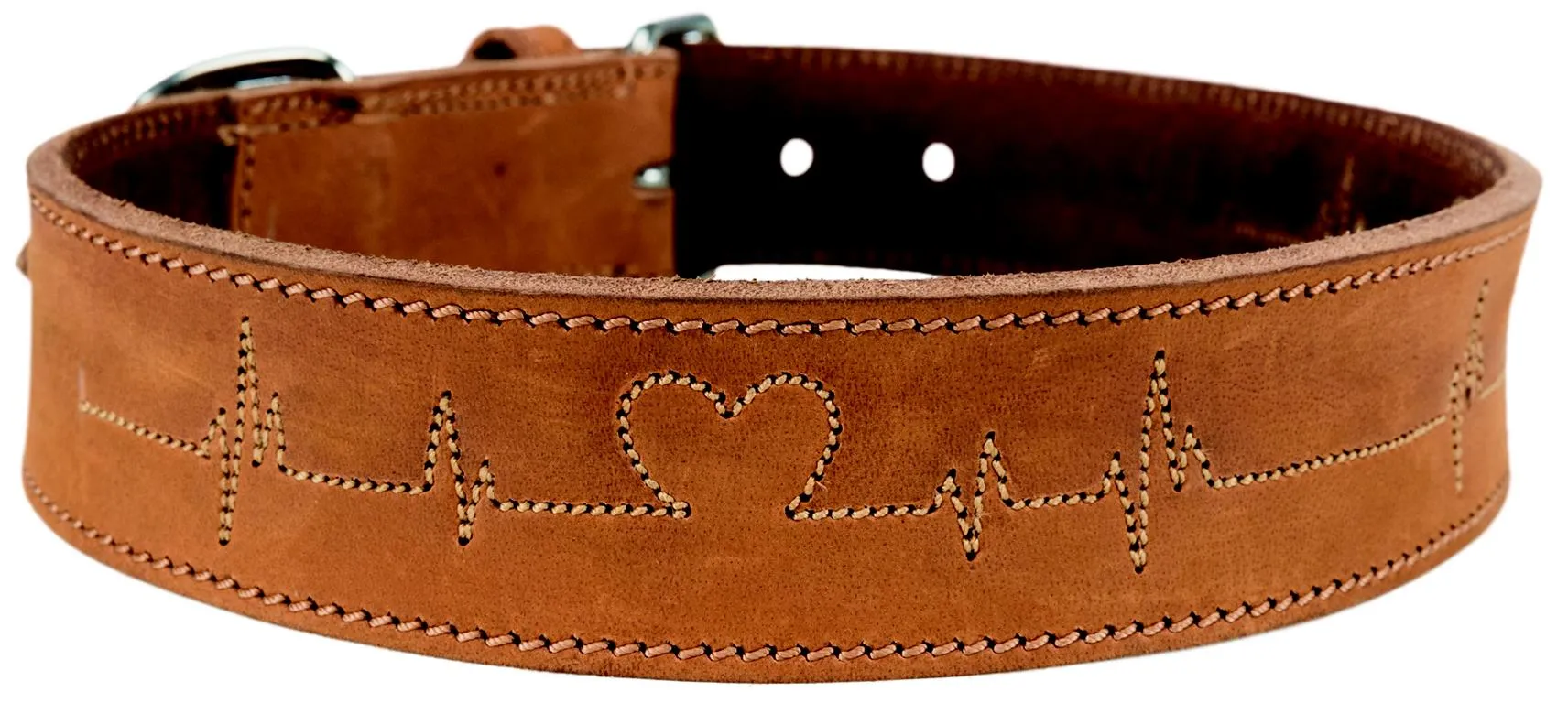 Rustic Fettleder Halsband