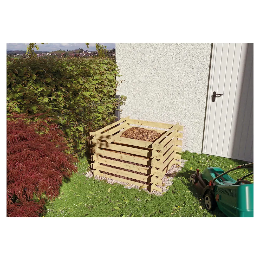 BODO Holzkomposter gr&uuml;n