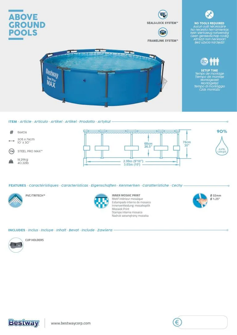 Frame Pool ''Steel Pro MAX''