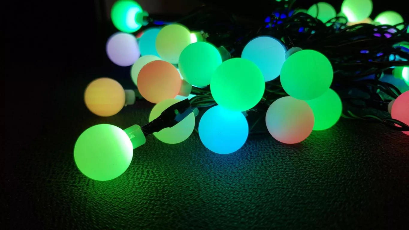 LED Lichterkette 100 RGB/LEDs