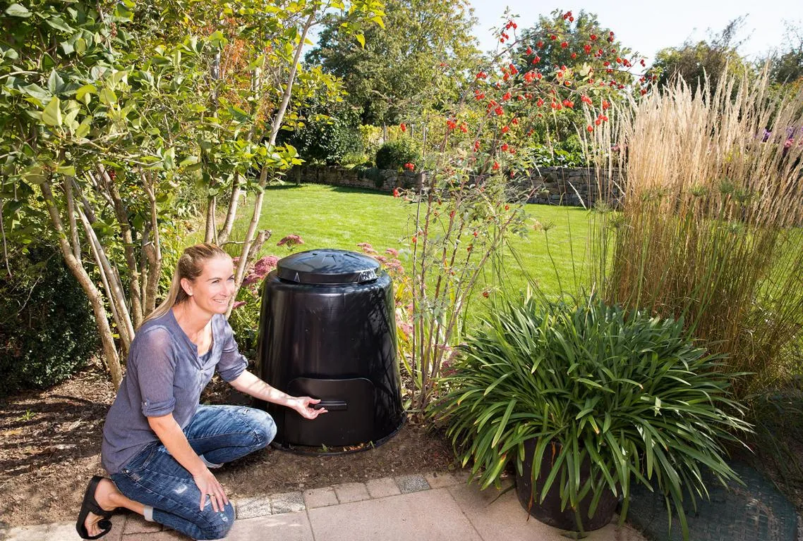 ECO Komposter 300 L schwarz