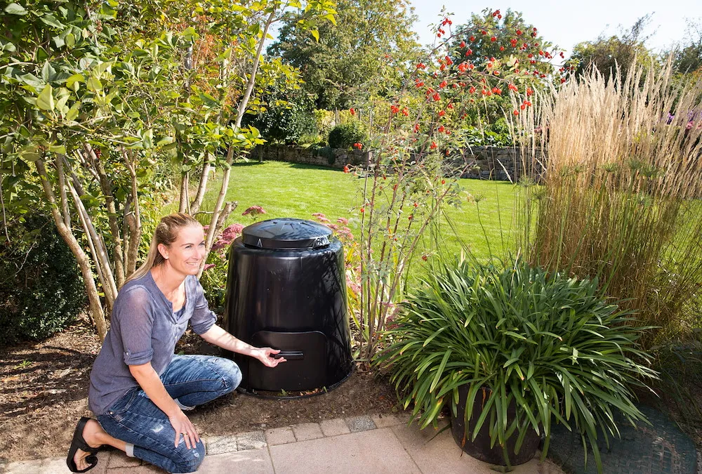 ECO Komposter 300 L schwarz