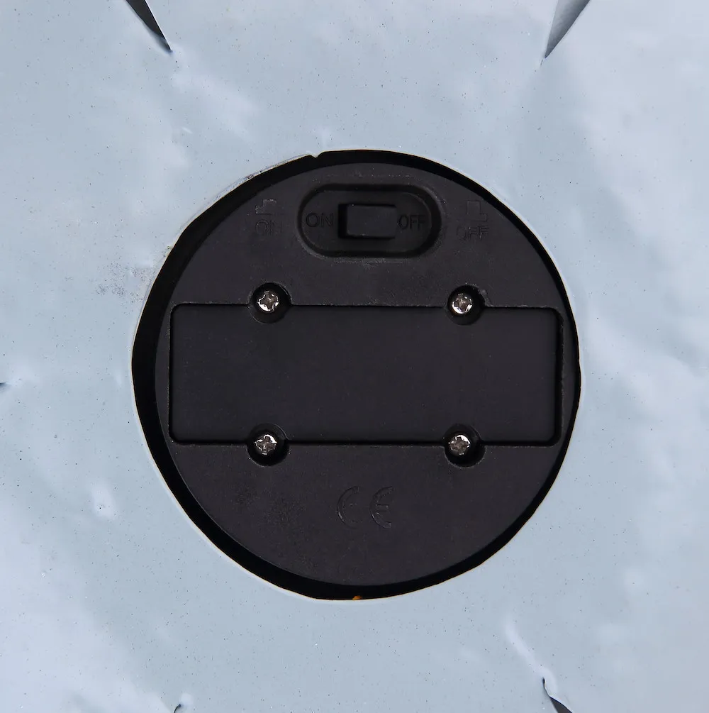 Solarleuchte Metall 25x25x9