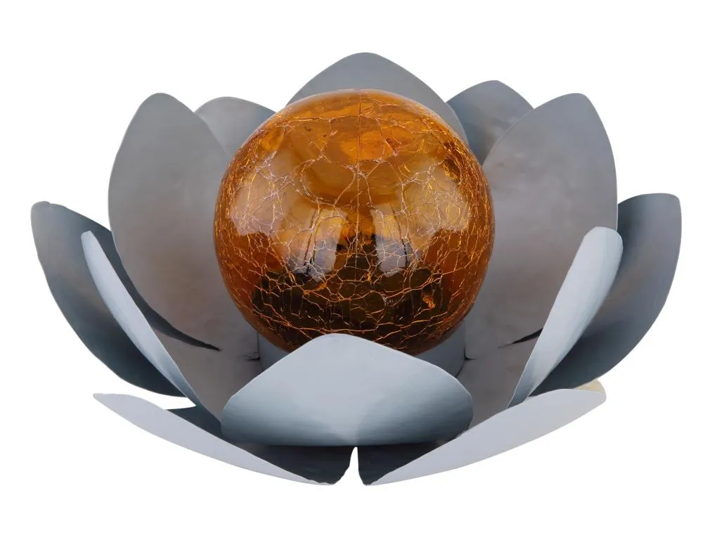 Solarleuchte Metall 25x25x9