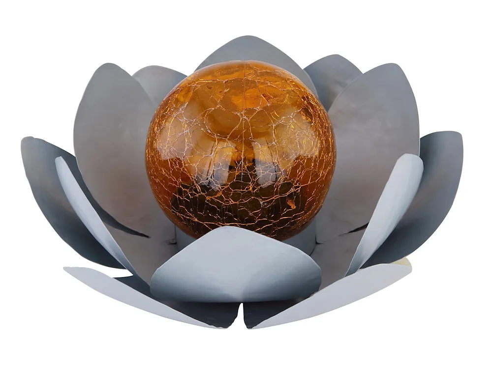 Solarleuchte Metall 25x25x9