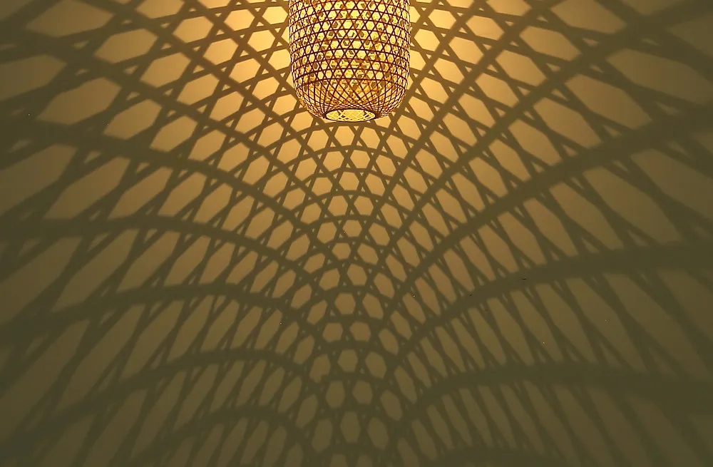 Solarleuchte Bambus &Oslash;225x565mm