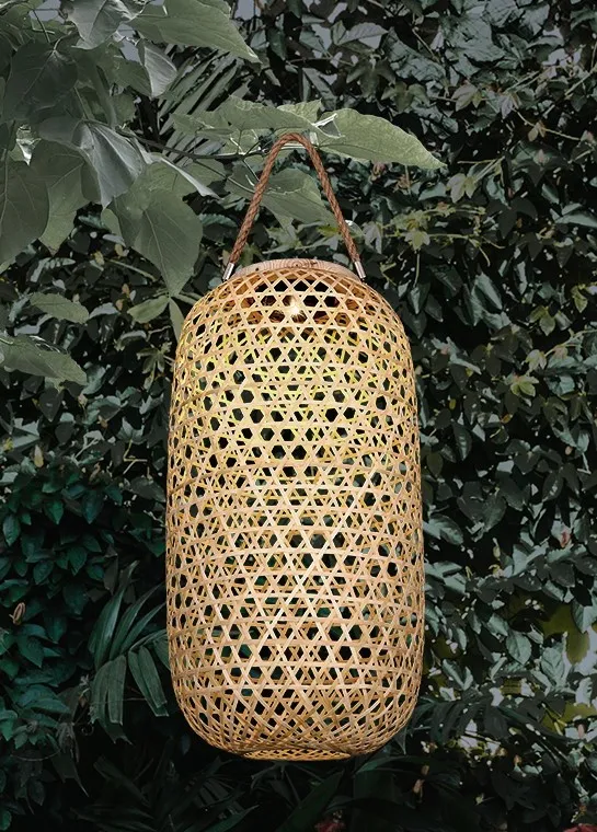 Solarleuchte Bambus &Oslash;225x565mm