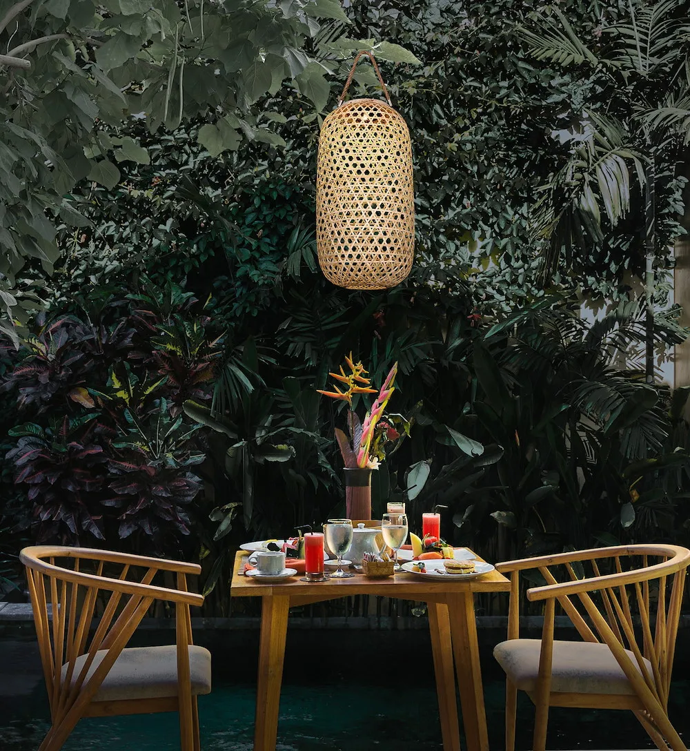 Solarleuchte Bambus &Oslash;225x565mm