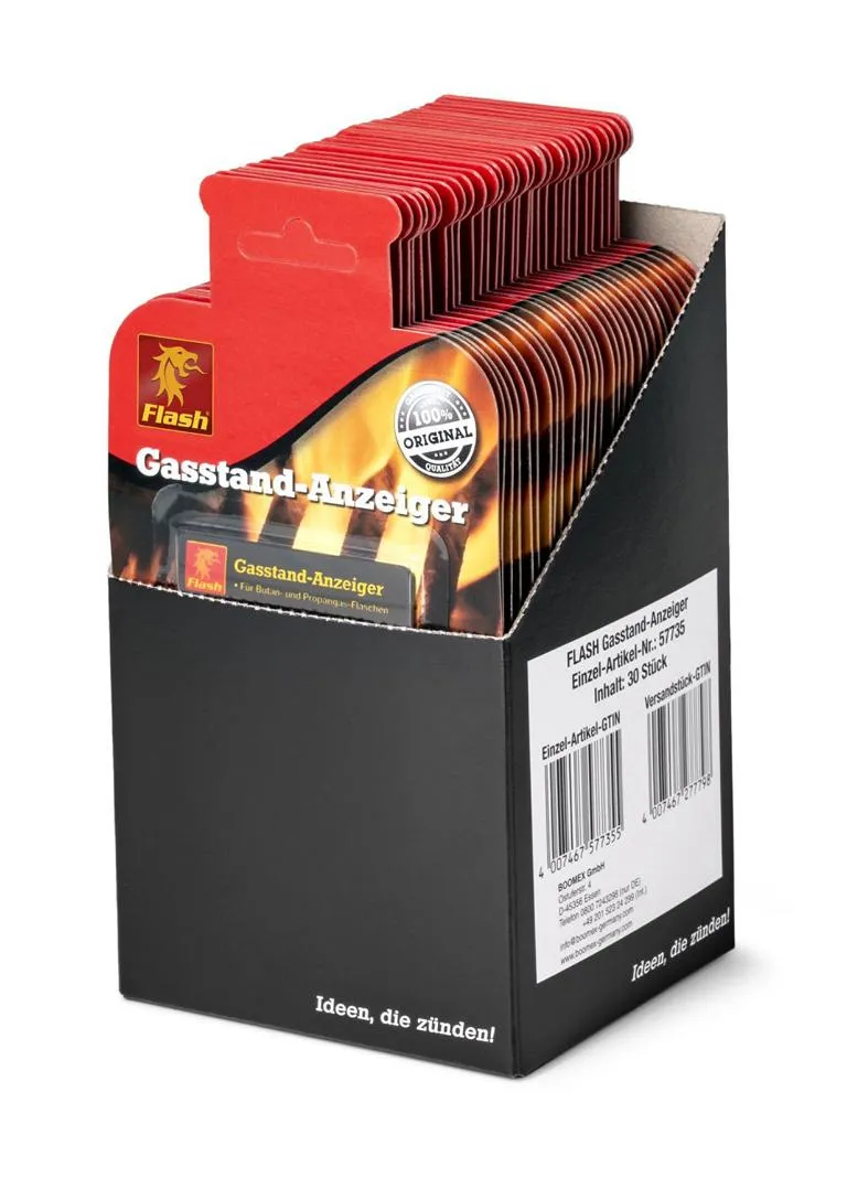 FLASH Gasstand-Anzeiger