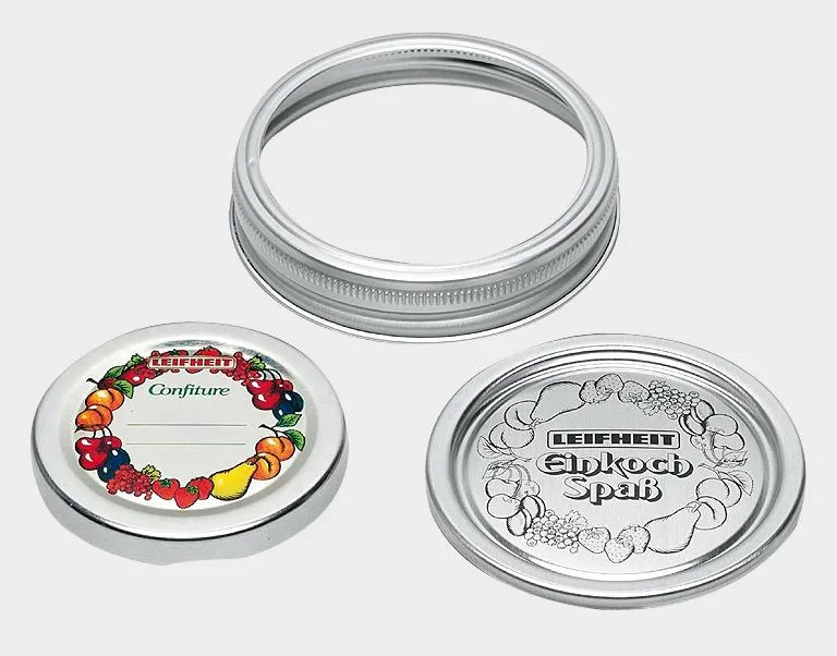 Deckel f&uuml;r Marmeladenglas 10er