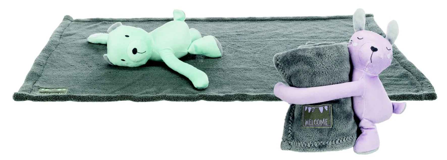 Junior Kuschel-Set Decke/Hase