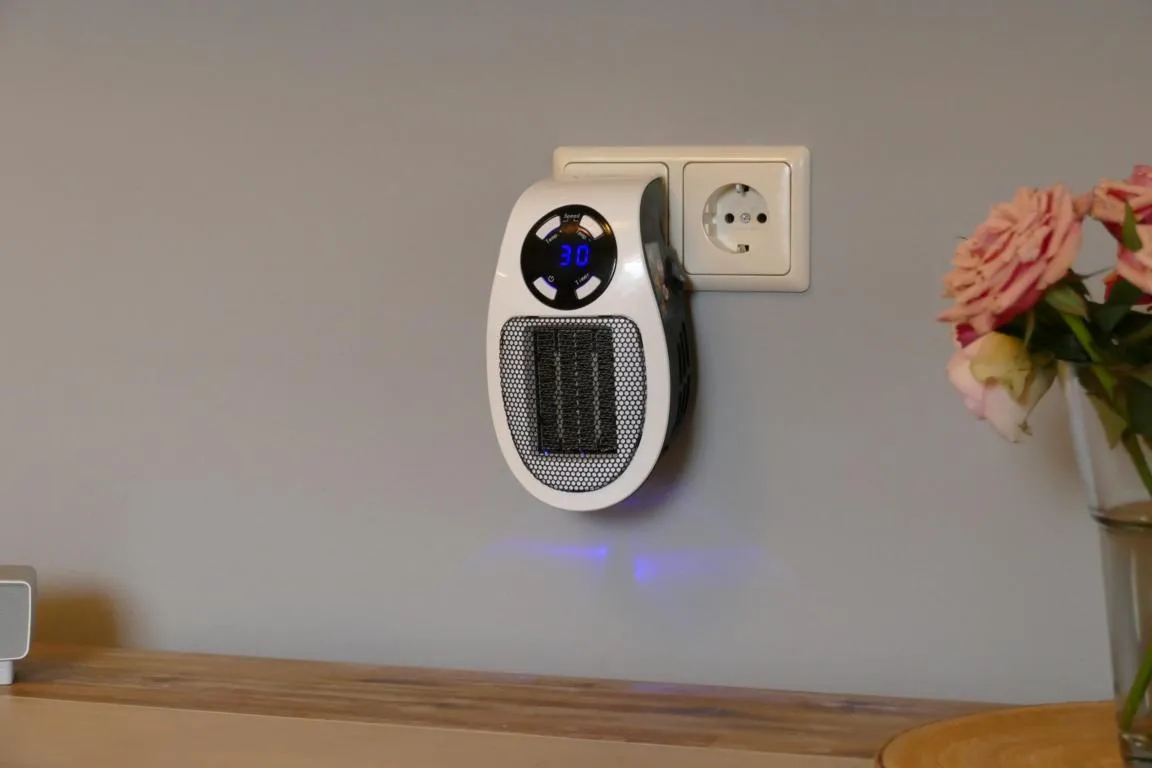 Keramik Steckdosenheizung 500W