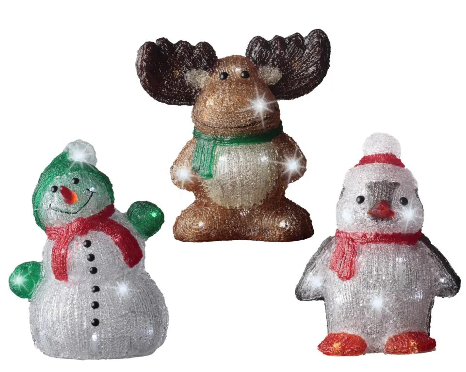 LED Acryl Figuren 3s. aussen