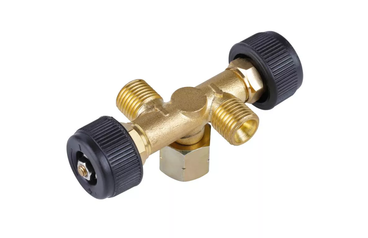 Doppel-Abzweigventil