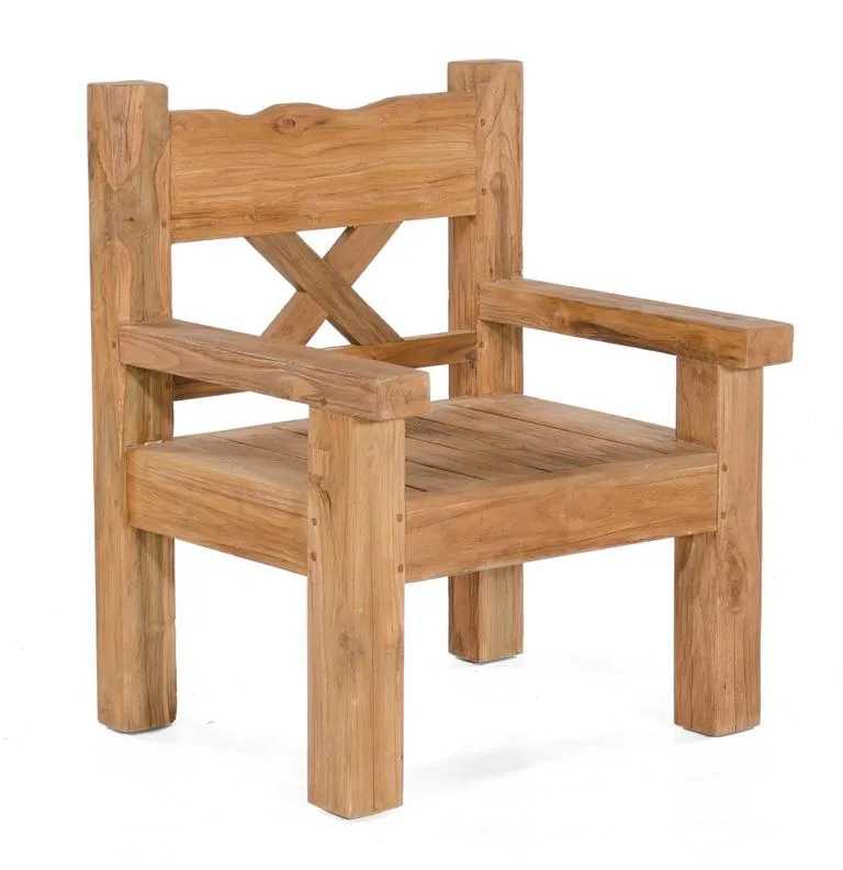 Sessel Jumbo, aus Old Teak