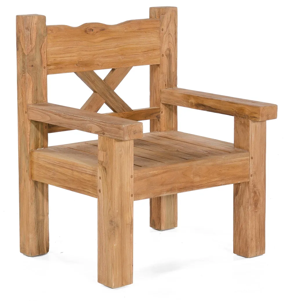 Sessel Jumbo, aus Old Teak