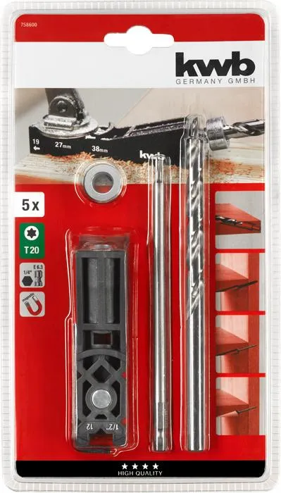 Taschenlochbohrlehrenset 5-tlg