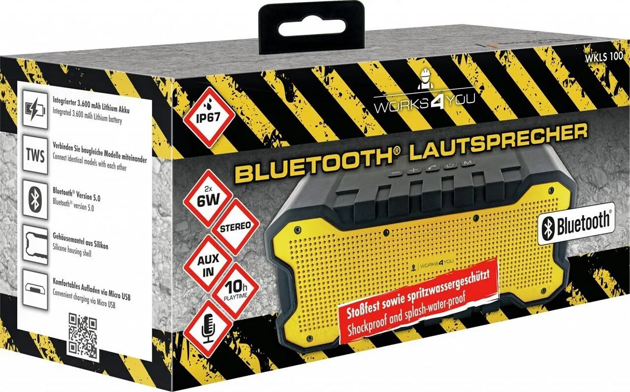 Bluetooth&reg; Lautsprecher IP67