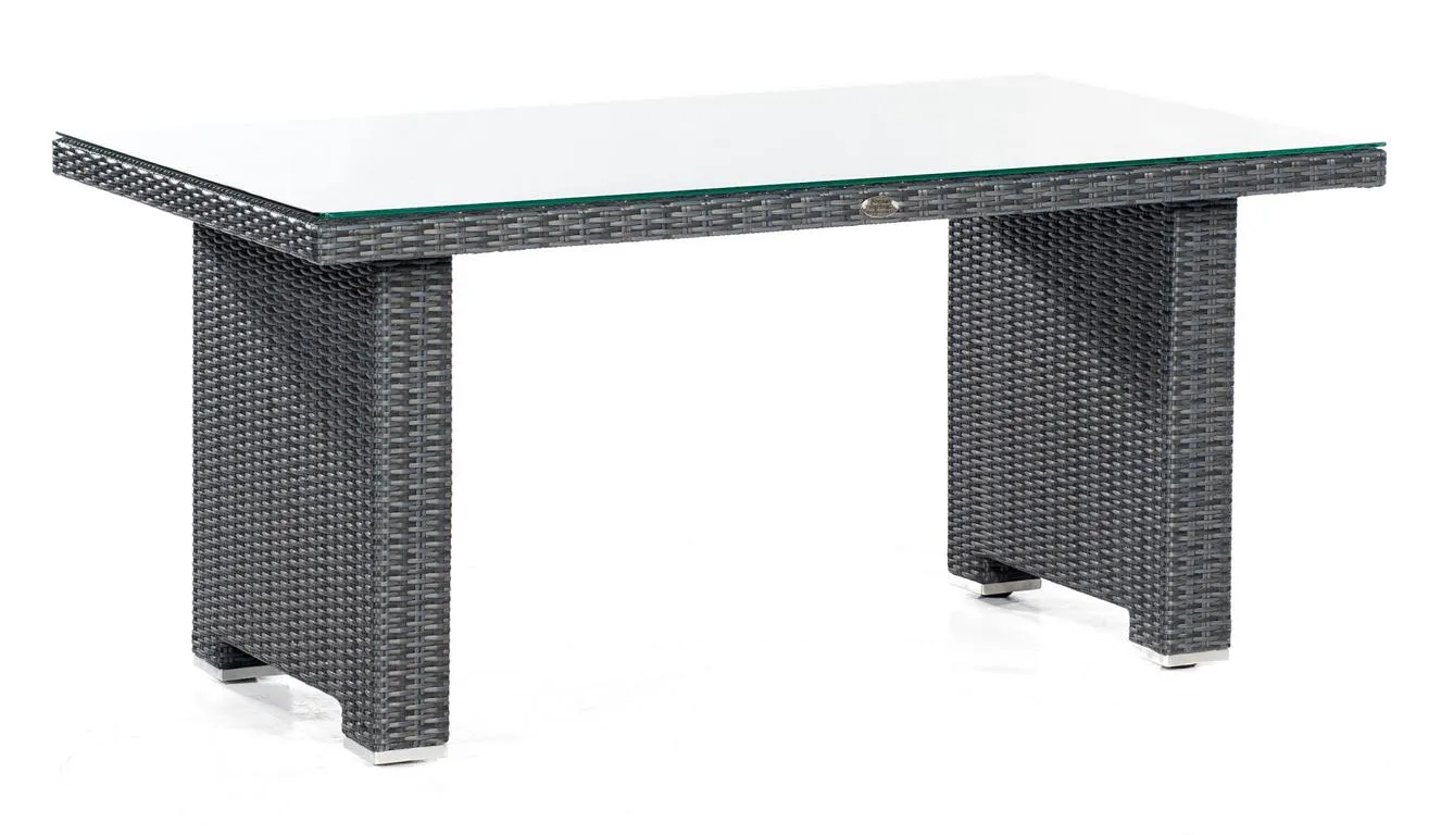 Dining-Tisch Residence 140x80x65 cm Alu/