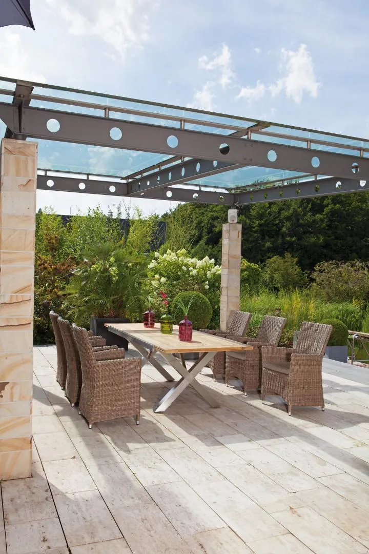 Sessel Ikarus Kunststoffgeflecht rustic-