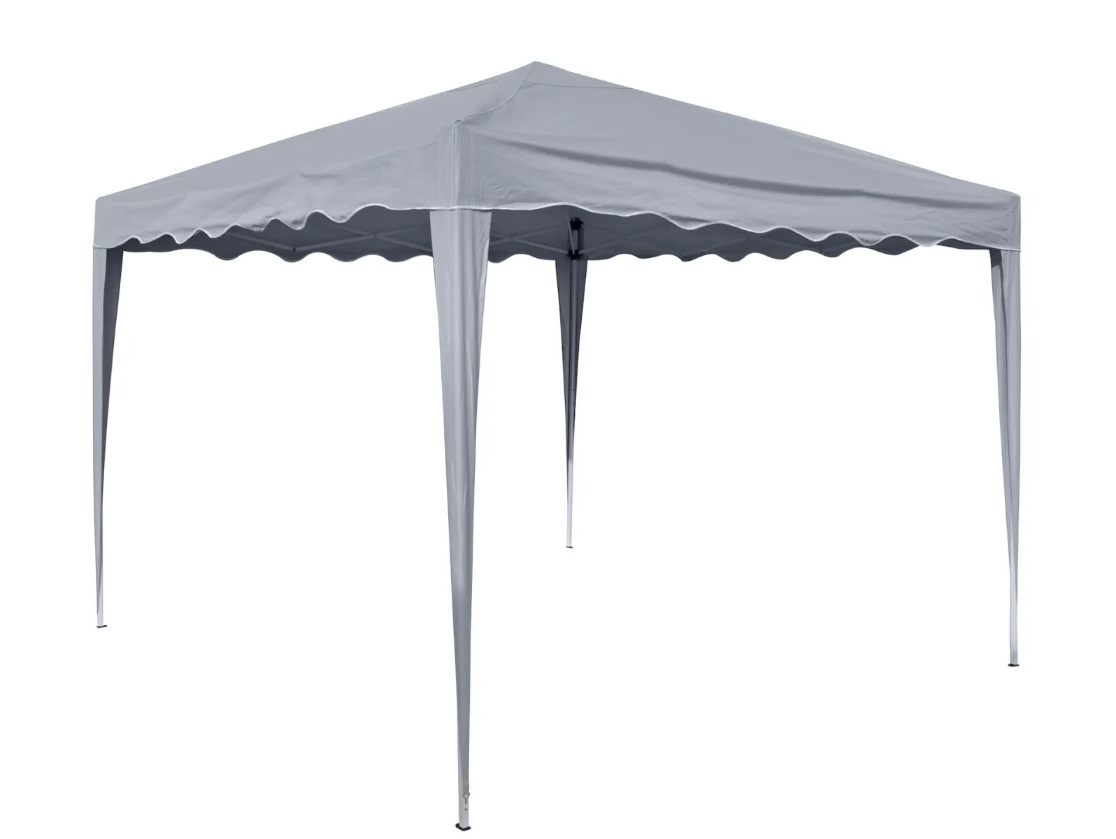 Faltpavillon grau, 3 x 3 m