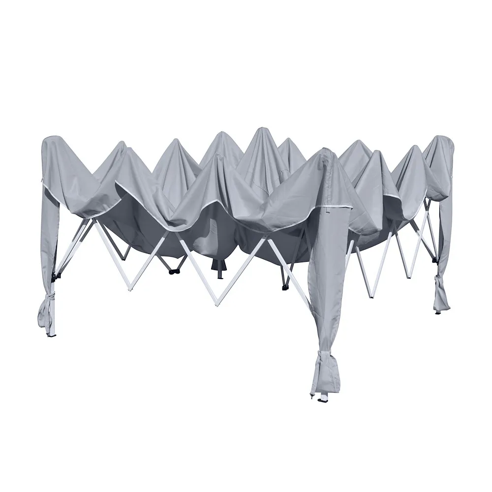 Faltpavillon grau, 3 x 3 m