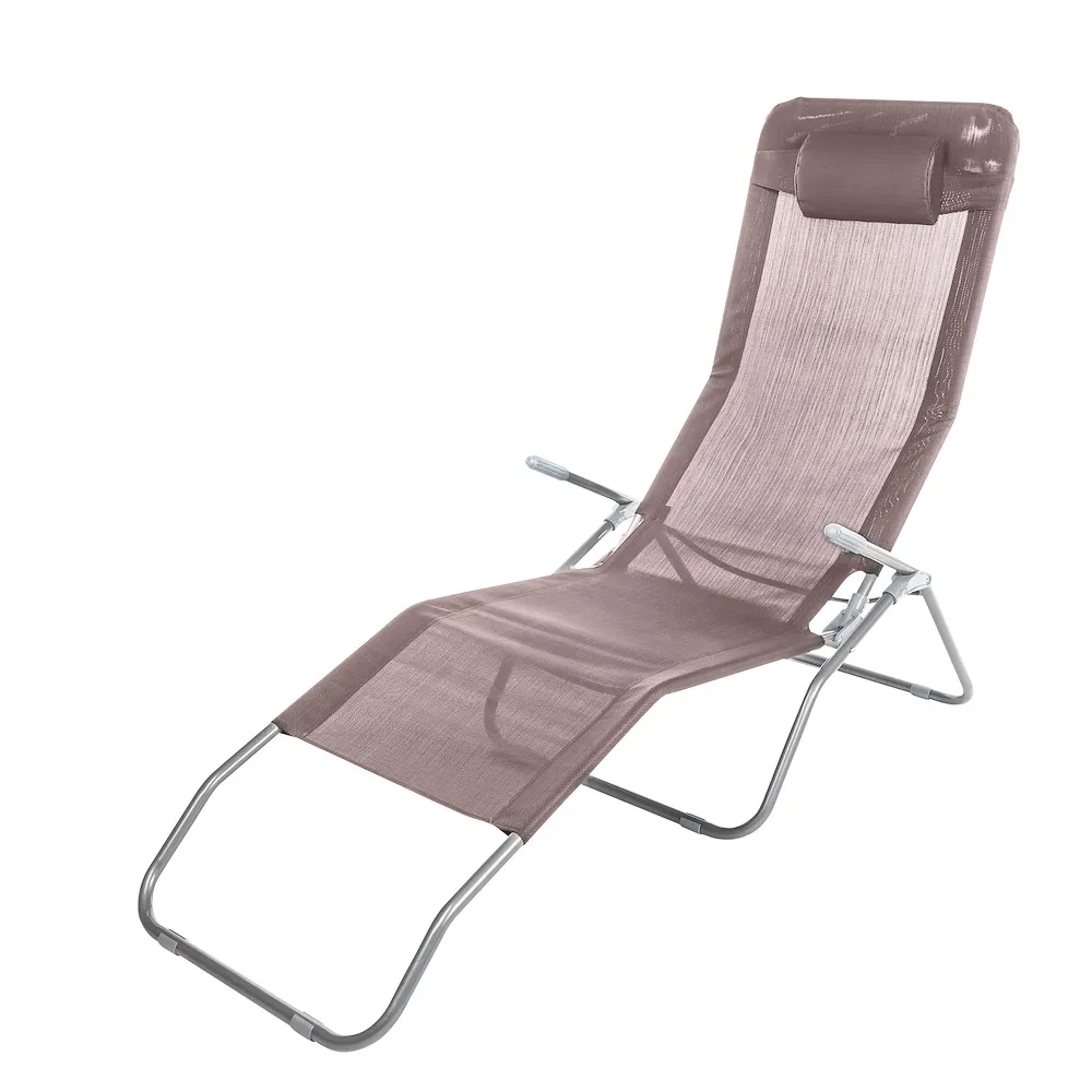 Saunaliege XXL taupe