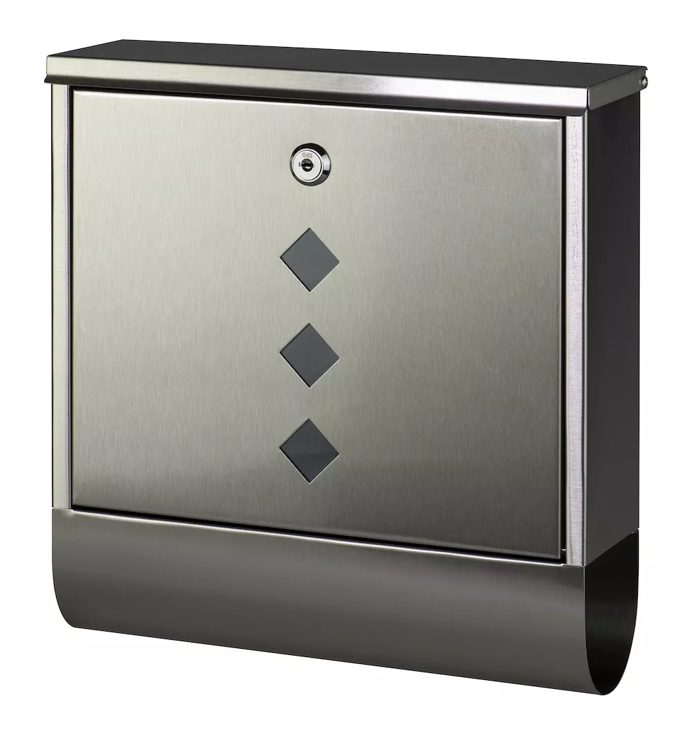 Edelstahl-Briefkasten