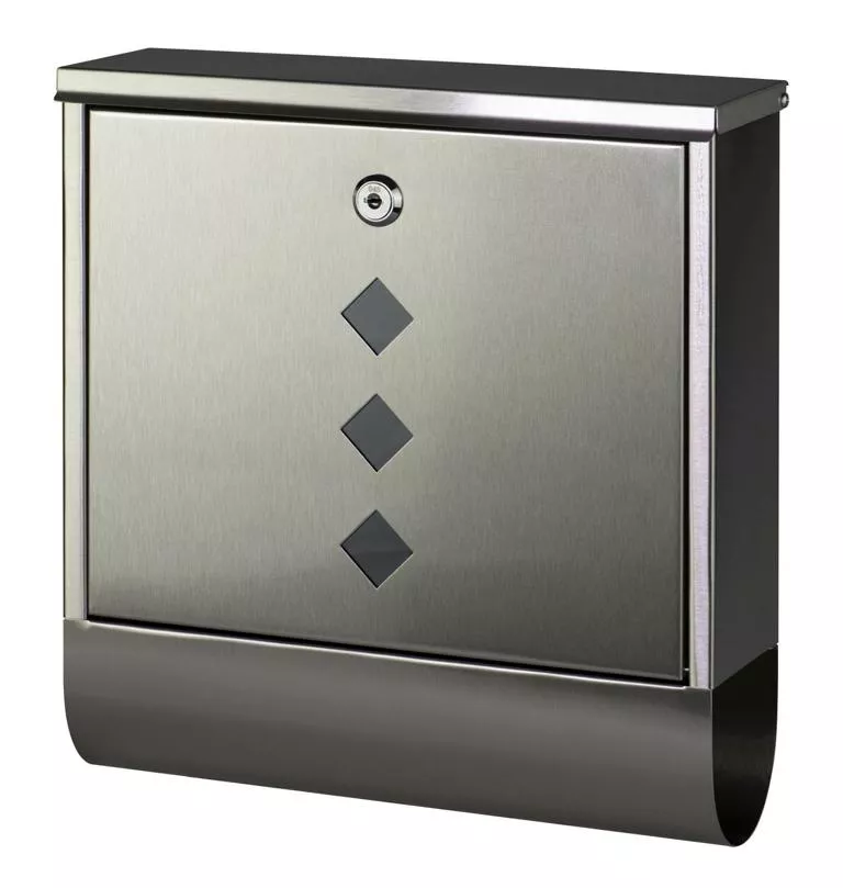 Edelstahl-Briefkasten