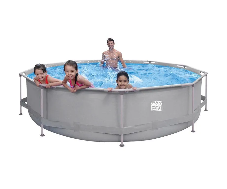 Stahlrahmen-Pool-Set