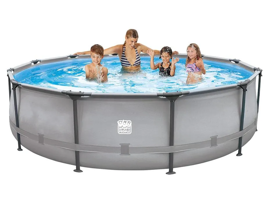 Stahlrahmen-Pool-Set, Leiter