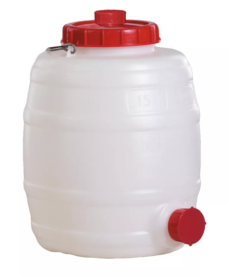 Universalfass rund, aus PE 50 Liter