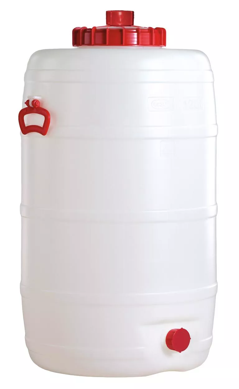 Universalfass rund, aus PE 50 Liter