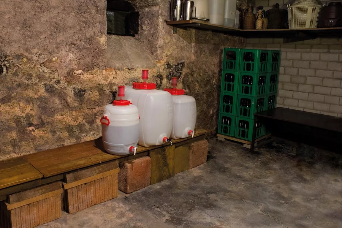 Universalfass rund, aus PE 50 Liter